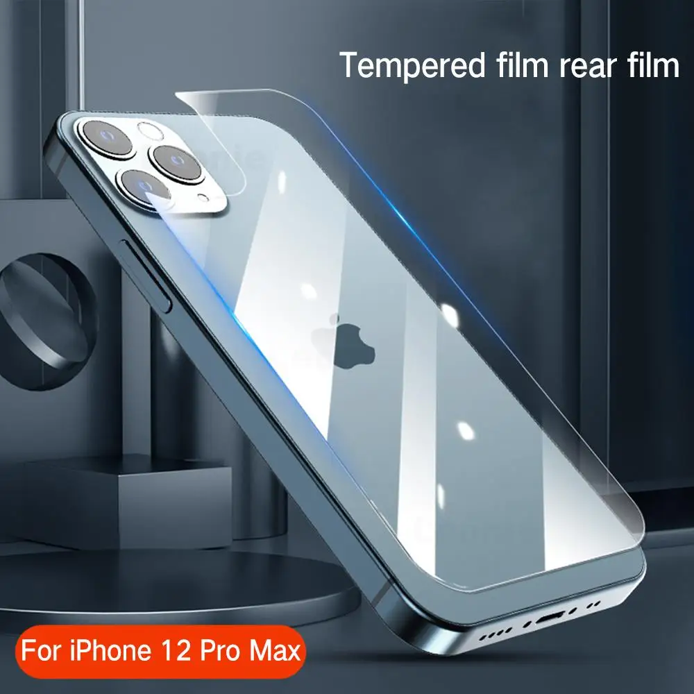 Back Glass For iphone 15 Pro Max 12 11 14 13 Pro Max Mini 15 Pro Screen Protector Film Tempered Glass Phone Rear Sticker