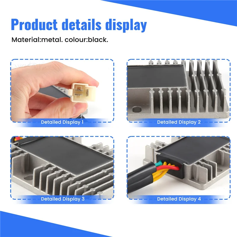 مقوم منظم الدراجة النارية لـ KYMCO Downtown 125 200 300 People 125 200 250 300 Quannon150 DINK 200 منظم المعدل المجلد #4