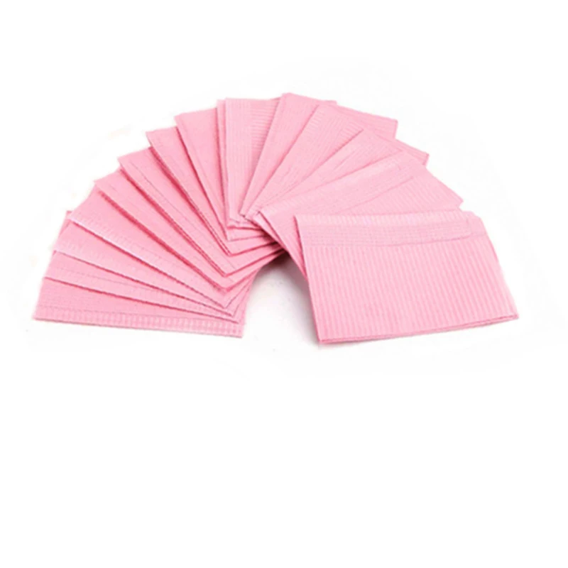 50PCS Nails Art Table Mat Disposable Foldable Clean Pad Nail Care Waterproof Tablecloth Manicure Tool Lint Paper Nails Equipment