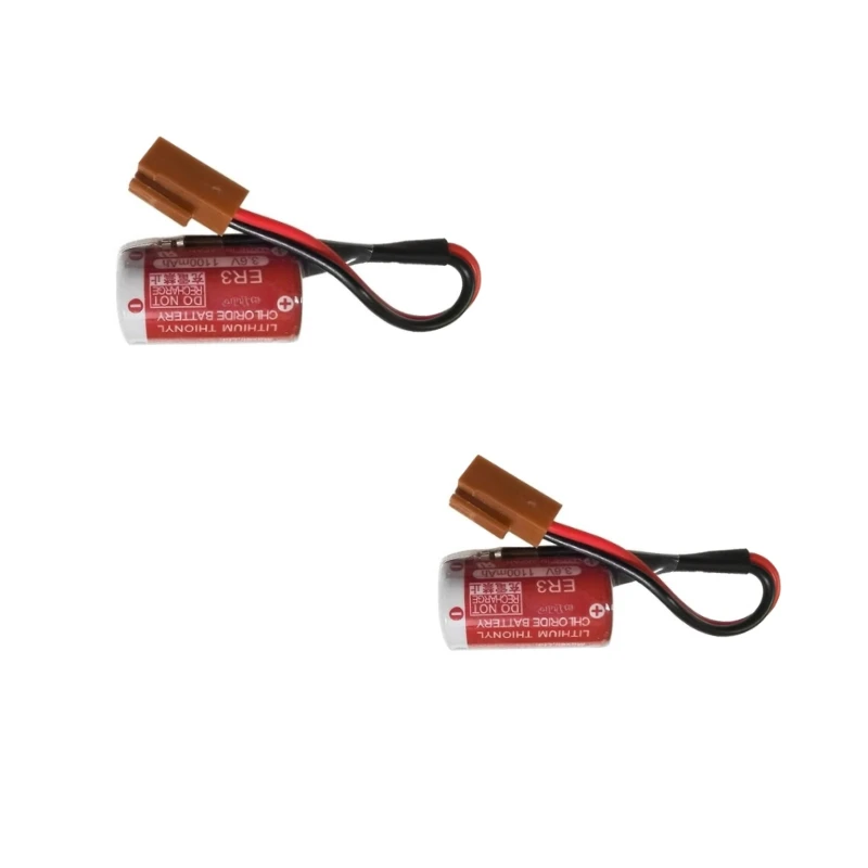 3.6V 1100mAh ER3 Lithium Battery Replacement for Maxell ER3 Mitsubishi F940 PM-20BLJ ZSP-BA0 Industrial PLC Battery view 5