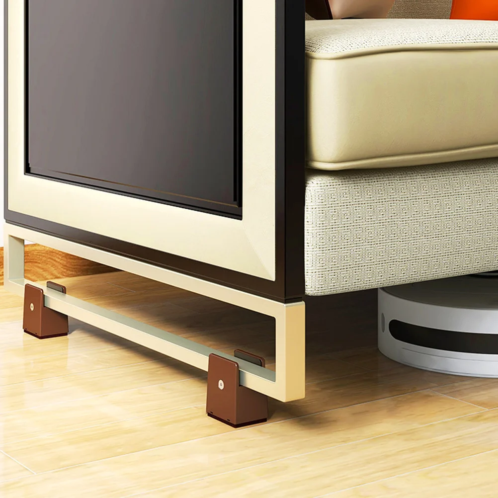 

4Pcs Adjustable Furniture Risers Platform Bed Leg Raiser 10-37mm Height Increase Blocks for Bed Desk Table Chair