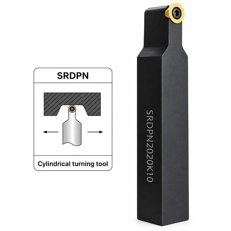 SRDPN1010H10 SRDPN1212H10 SRDPN1616H10 SRDPN2020K10 CNC External Turning Tool Holder for RPMT10T3 RPMT08T2 Carbide Inserts