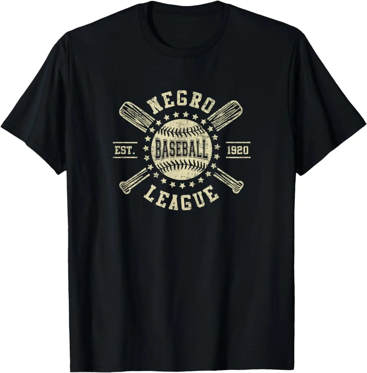 

Vintage Negro League Baseball Black History Month T-Shirt