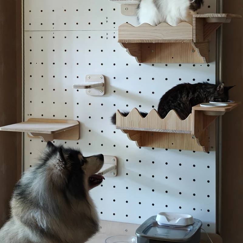 

Cave board cat climbing frame Aluminum profile Household shelf Cat climbing frame