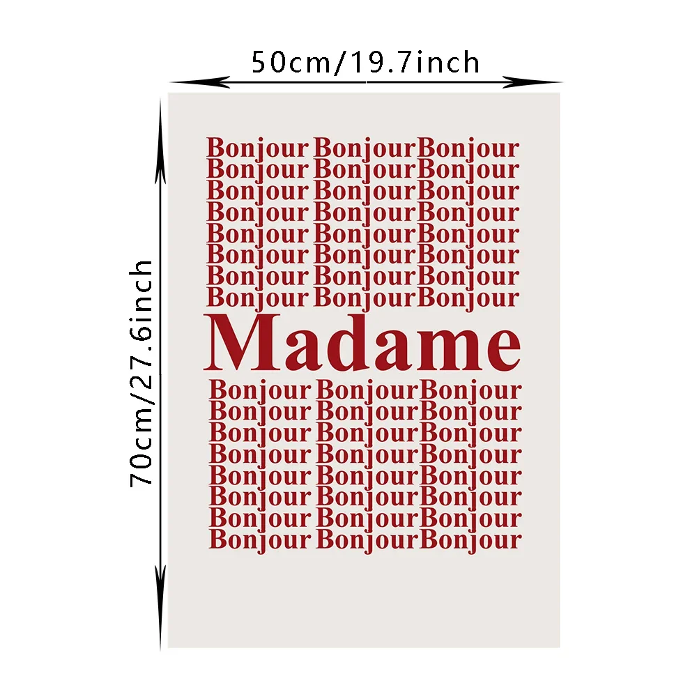 Modern Nordic Retro Art Red Love Apple Simple French Abstract Love Poster Picture Canvas Printing Home Room Decoration Painting view 6