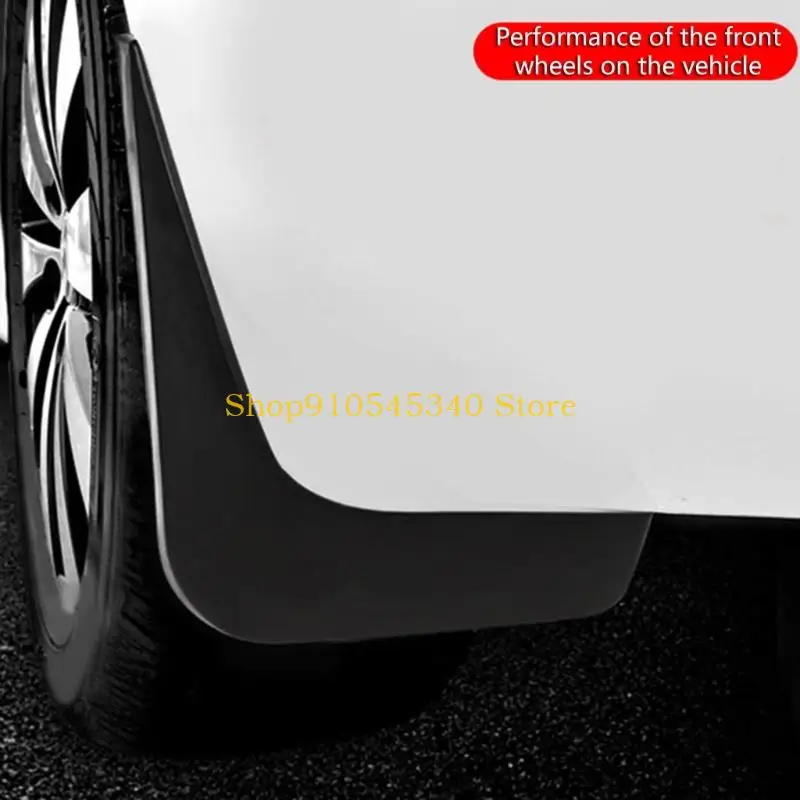U2JA Stylish Black Mud Flaps Rear Wheel Liner Mudguard For 2018-2025 Seamless Integration And Durability