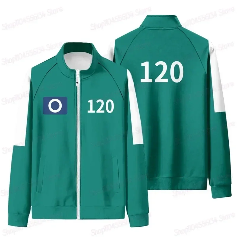 Season 2 Calamari Games Costume Korean Movie 456 Cosplay Custom Sets Party Jogging Pants Unisex Sports Sweatshirts Sports Suit