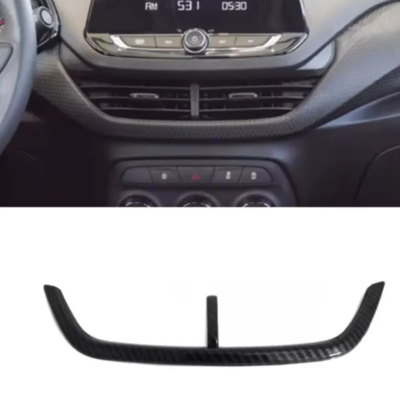 Dashboard Side AC Air Conditioning Vent Outlet Frame Cover Trim For Chevrolet Cavalier ONIX 2019 - 2022 ABS Carbon Fiber Accesso