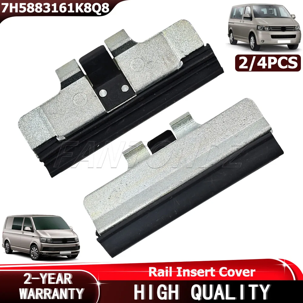 2X 4X Seat Rail Bar Stop Insert Cover For VW Transporter T5 7H5883161K8Q8 Rail Insert Cover For Camper Caravelle Accessories