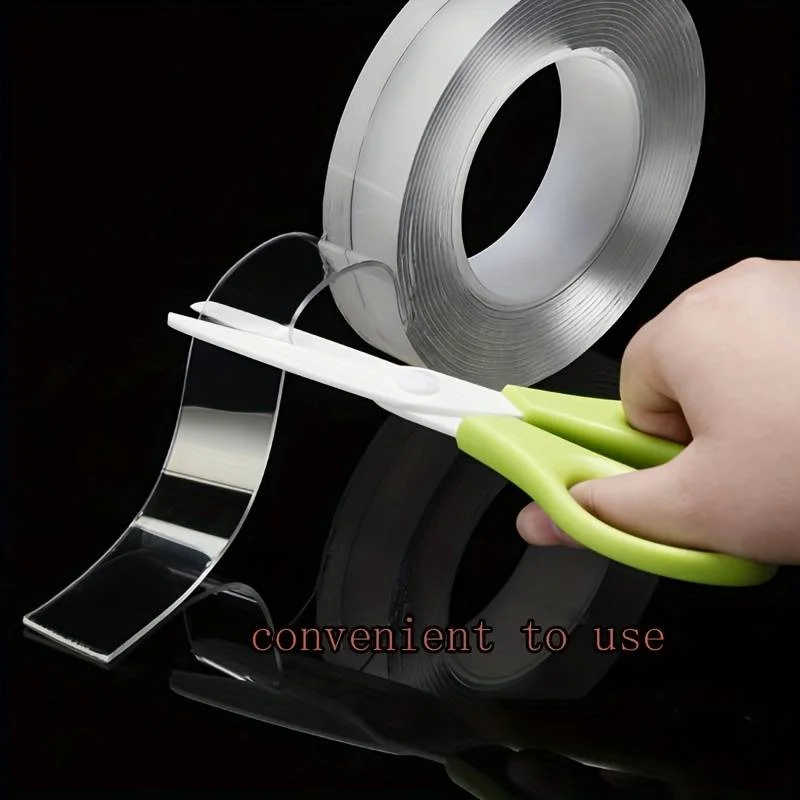 Transparent Double-sided Tape Nanometer Reusable Seamless Strong And Versatile  Suitable For Home Kitchen Office And Car