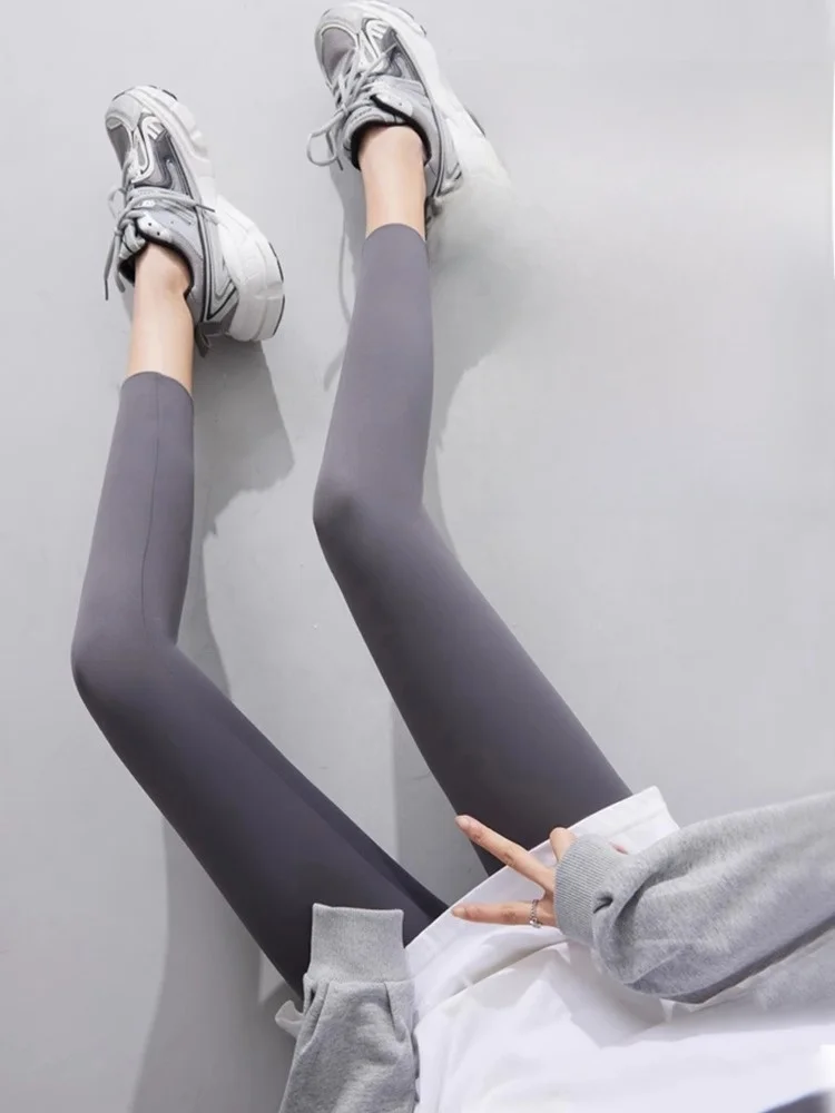 

Женские леггинсы FENPERATE с высокой талией для йоги, летние, 2026 года, облегающие, укороченные (7/8), повседневные, базовый слой