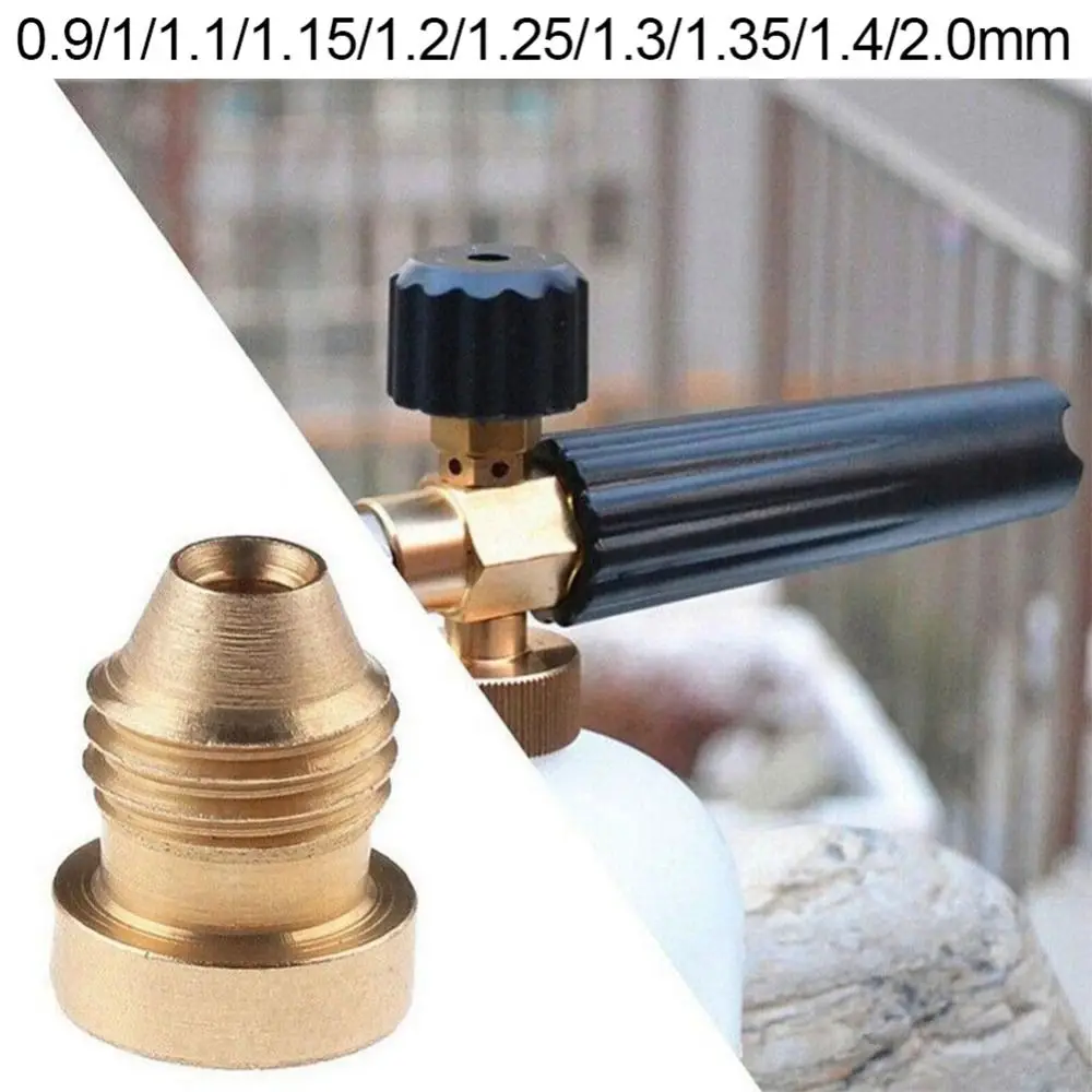 0.8-1.4mm Pot Car Accessory Spray Core High Pressure Snow Foam Orifice Cleaner Tips Washer Nozzle