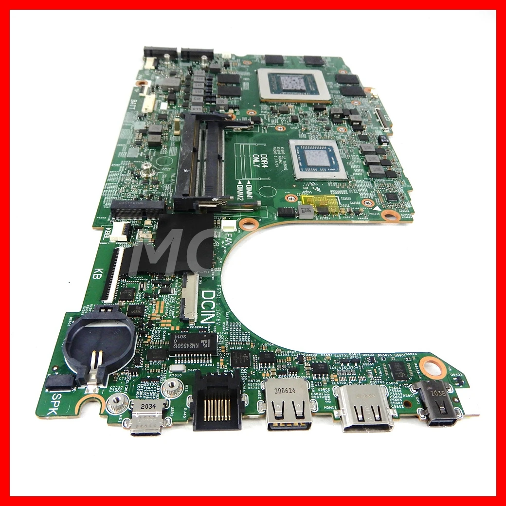 Imagem -06 - Placa-mãe do Portátil para Dell g5 se 5505 198021 Placa-mãe com R54600h R7-4800h Cpu Rx5600m-v4g Gpu 100 Testado ok