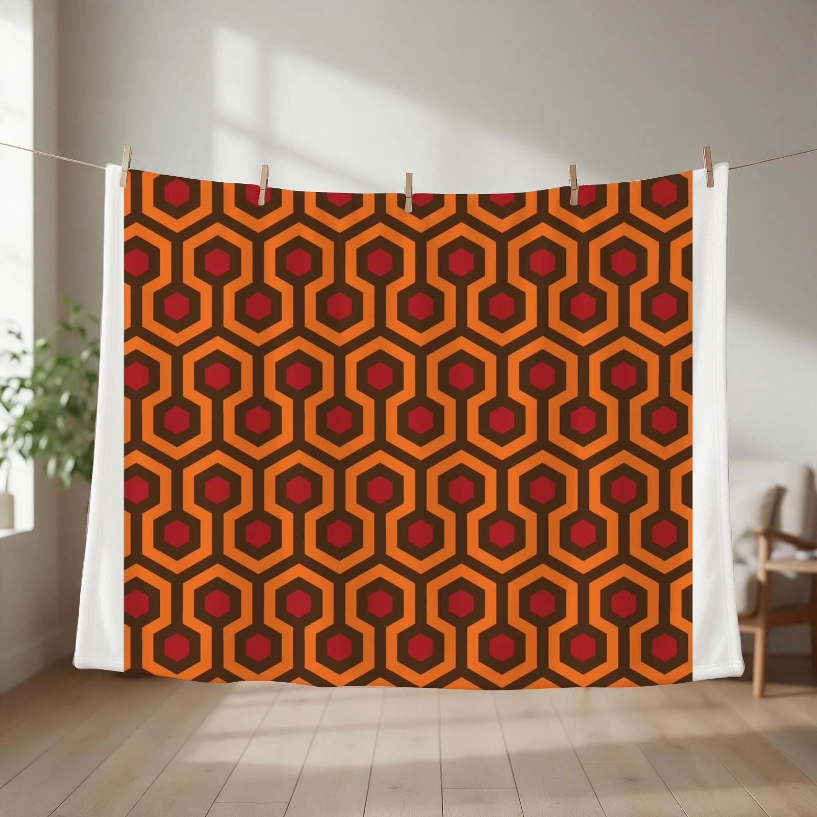 A Shining Carpet Pattern Throw Blanket couch cozy soft plush fuzzy picnic outdoor blanket