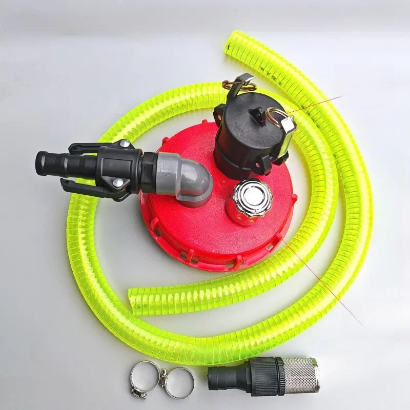 Universal IBC Tank Lid Assembly with Vent Valve, 25mm Quick Disconnect Connector IBC Container Cover