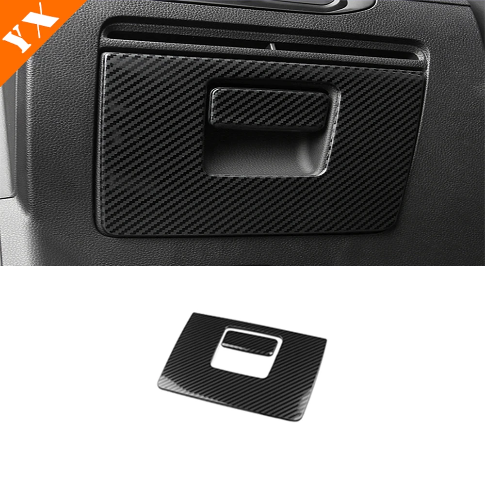 For Geely Accessories Okavango Urban Plus 2020-2023 Car Co-pilot Storage Glove Box Handle Frame Cover Stickers Stainless Black