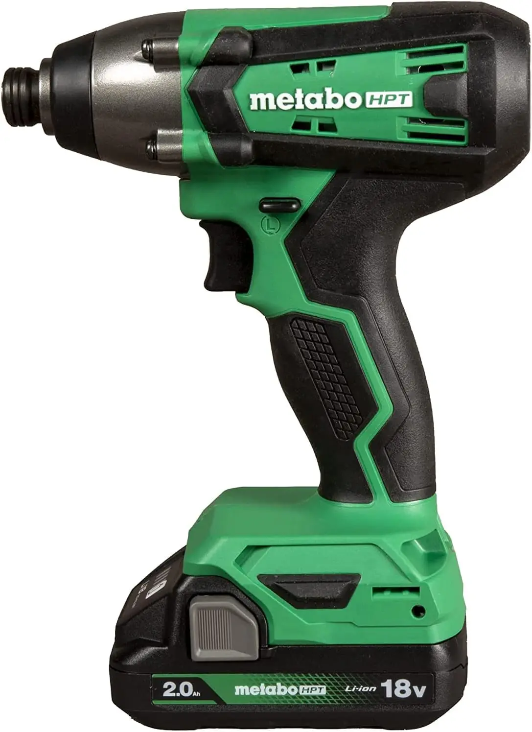 HPT 18V MultiVolt Impact Driver Kit | 1/4-Inch Chuck | Cordless | 1-2.0Ah Li-Ion Battery w/Fuel Gauge | 1,328 in-lbs of Torque |