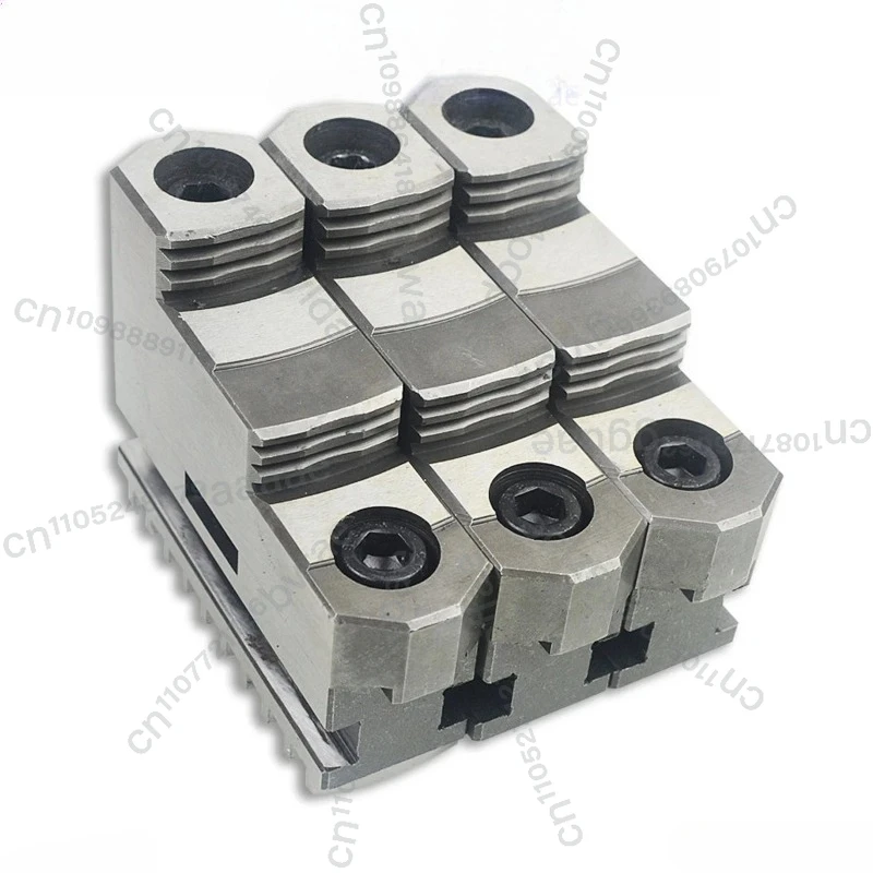 

Three jaw chuck active jaw lathe split type positive and negative dual-use jaws200 250 320 400 500