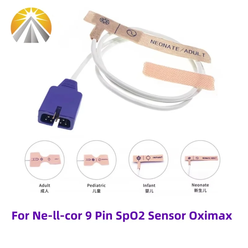 

10 PCS Each Set Disposable For Nihon Kohden Nonin GE Ohmeda Trusignal SpO2 Sensor Adult Neonatal Size