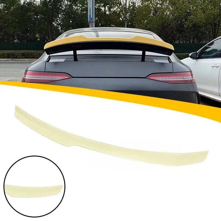 

X290 Car Gadgets Decoration ABS Plastic Carbon Fiber Look Rear Wing Spoiler for GT 53 50 4 Door Coupe X290 2018+