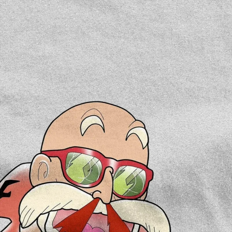 Casual Master Roshi anime funny T-shirts men women\'s 100% cotton tees shirt printed clothes