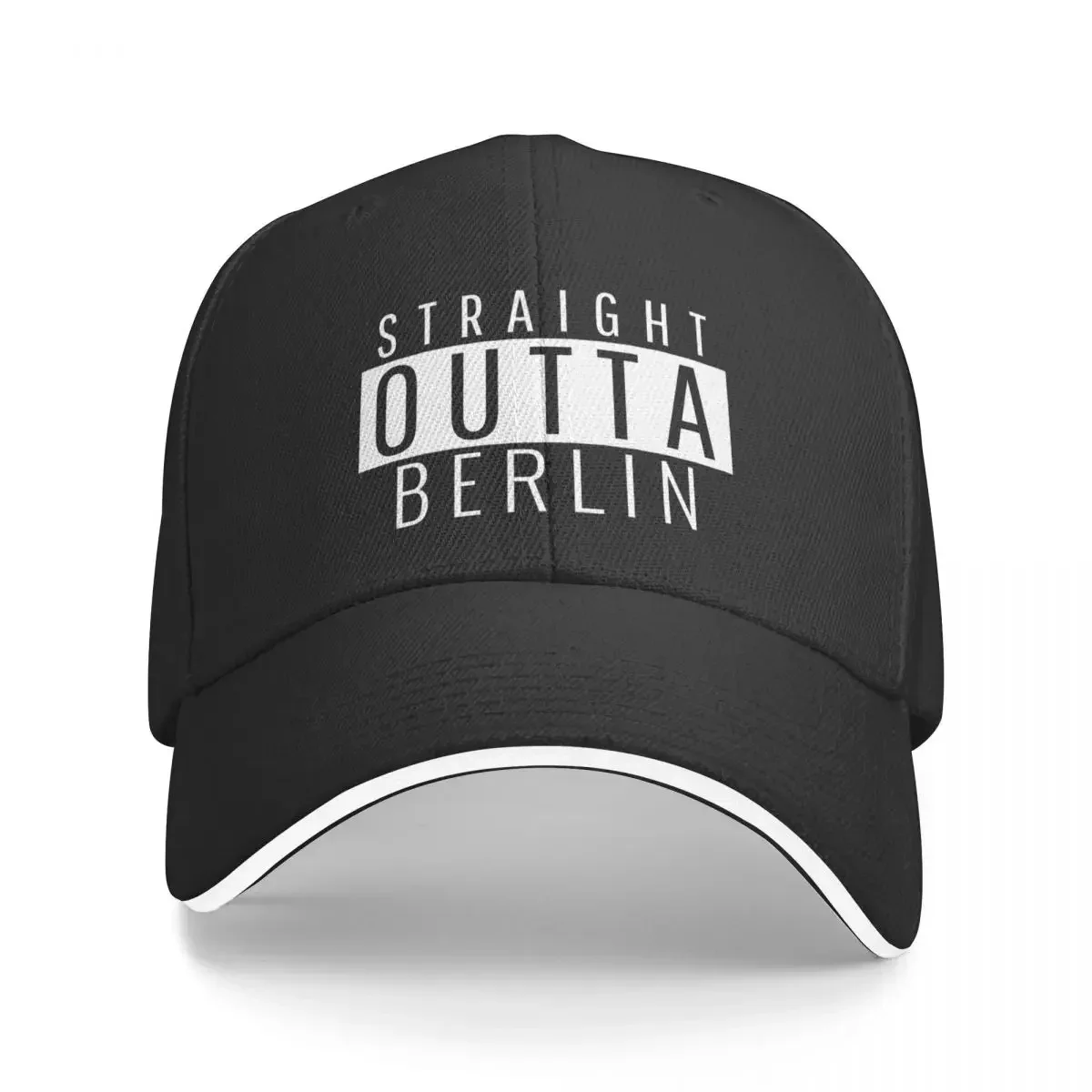 Straight Outta Berlin New Hampshire Berlin Germany Baseball Cap Sun Hat For Children Hat Man Luxury Men's Caps Women's