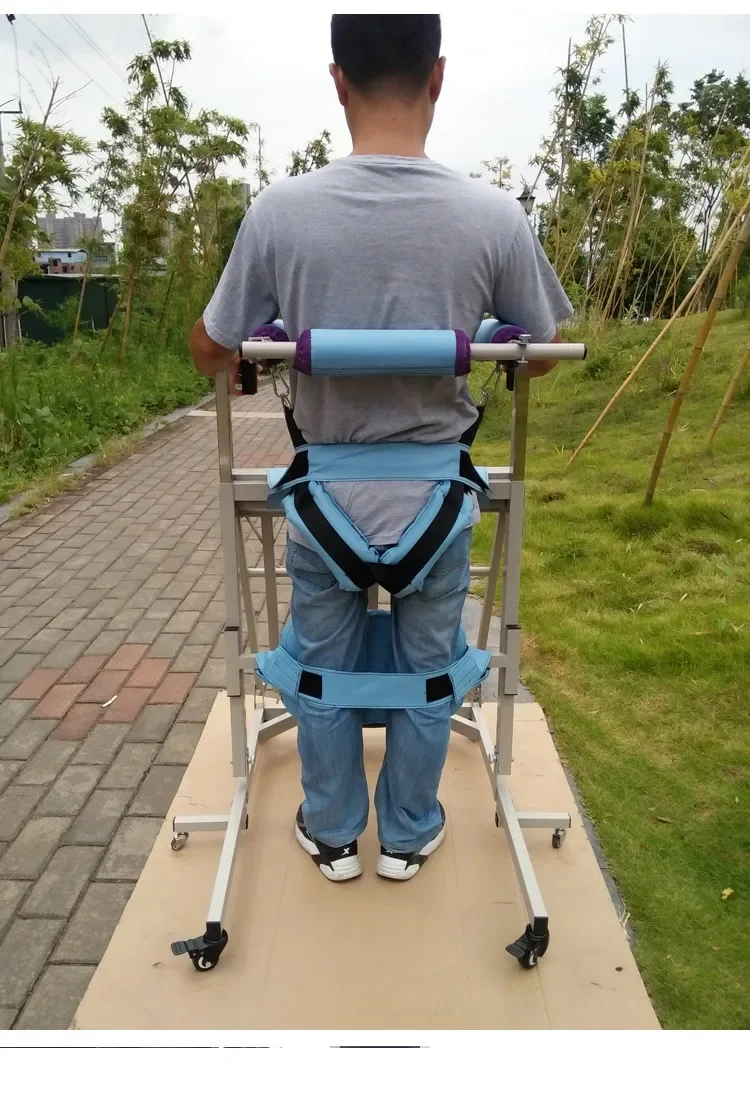 Customizable hand lift stand walker stroke hemiplegia rehabilitation training equipment lower limb walking assistance
