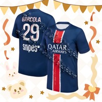 Men Women PSG 25-26 Home Football Jersey Special Edition Kids T-Shirts Sports Outdoor Training Breathable Quick Dry Clothes