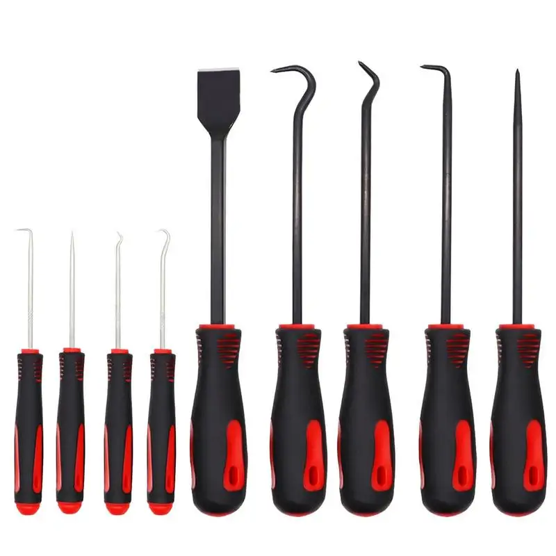 

9Pcs Auto Oil Seal Puller Screwdrivers Set Car Long Hook Gasket Puller Removing Repair Tools O-Ring Seal Auto Disassembly Tool