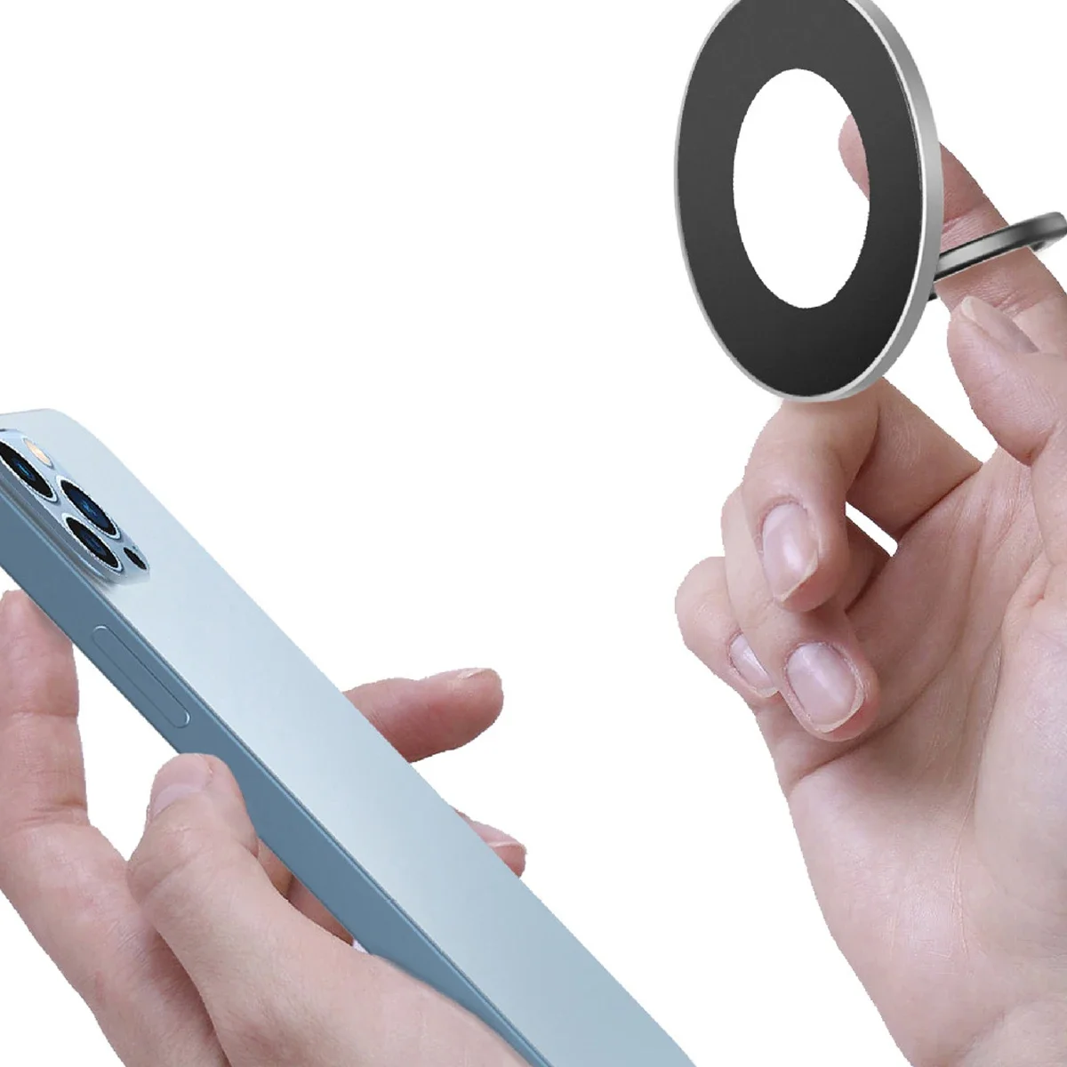حامل هاتف مغناطيسي حامل مقبس البنصر المغناطيسي لشحن لاسلكي Magsafe لهاتف IPhone14 13 12 Pro/Max حامل الهاتف المحمول