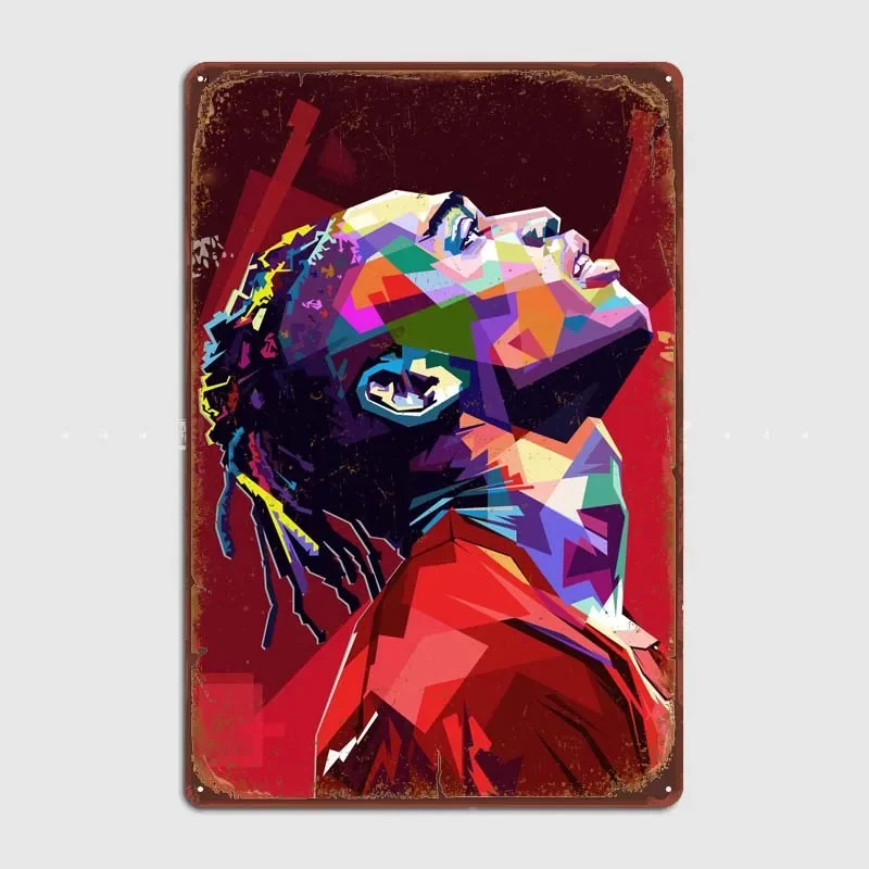 Rafael Leão Pop Art Decoration for Home Decor Items Tin Signs Retro Metal Signs Vintage For Bar Garage Wall Decoration Poster