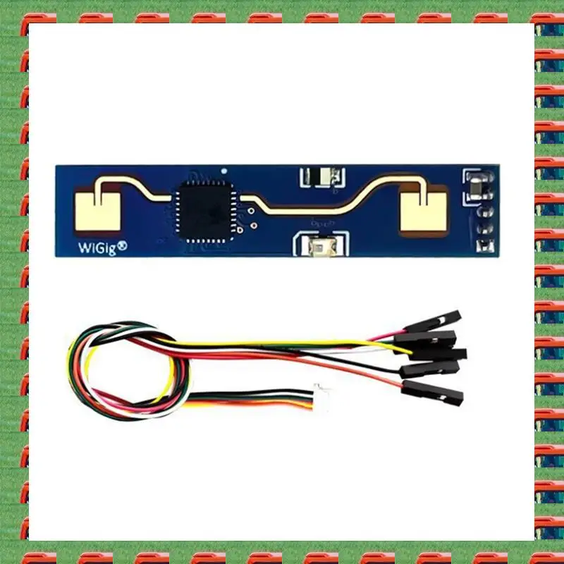 

ABMO Mini LD2410B Высокочувствительный 24 ГГц Модуль датчика состояния присутствия человека Модуль радарного датчика LD2410B Радарный модуль