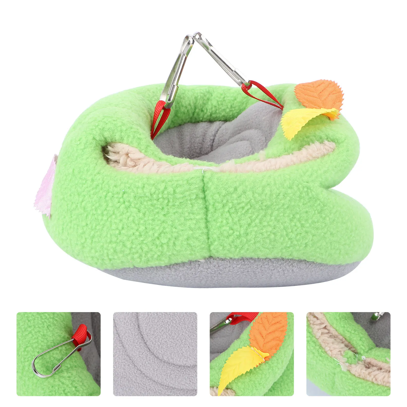 

Thicken Cotton Warm Parrot Nest Hanging Bed Climbing Playground Bird Hammock Indoor Outdoor Parrot Nest Bird Sleeping Bed