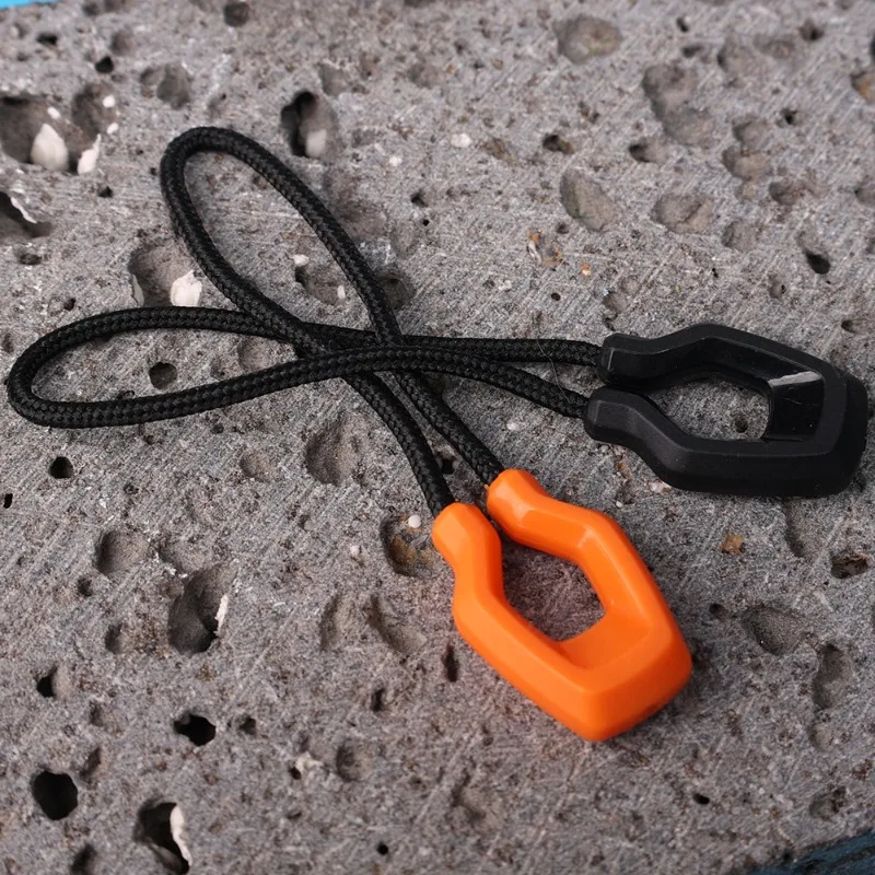 Luminous Zipper Puller Glow in The Anti-loss Extension Zipper Tent Backpack Pull Slider Head Zippers Replace Rope Buckle Pendant
