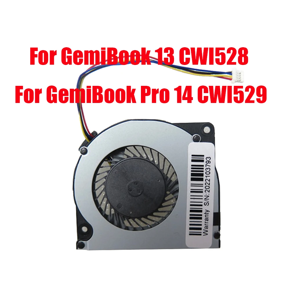 

Laptop Replacement Fan For Chuwi For GemiBook 13 CWI528 For GemiBook Pro 14 CWI529 DC5V 0.4A New