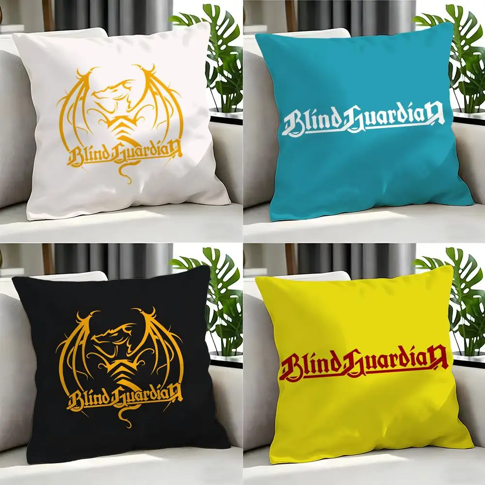 metal Blind Guardian Cushion Cover Cushion Cover Set 4Pcs 50x50 45x45 40x40 Pillowcase Decorative Sofa Home Decor