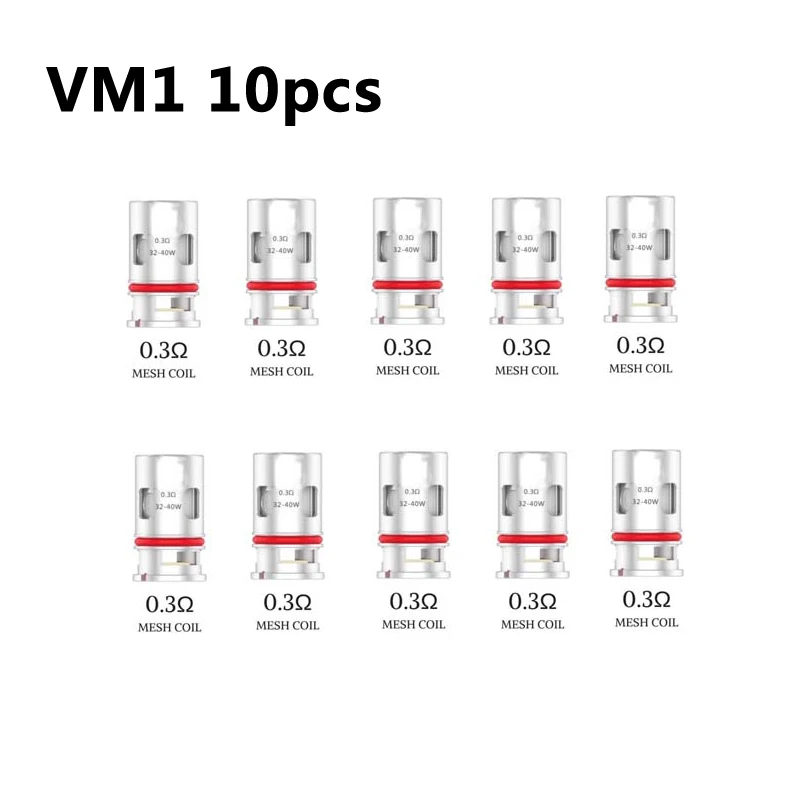 

OEM 10pcs PNP VM1 coil 0.3ohm mesh coil for DRAG S/Drag X/Drag 4 Kit