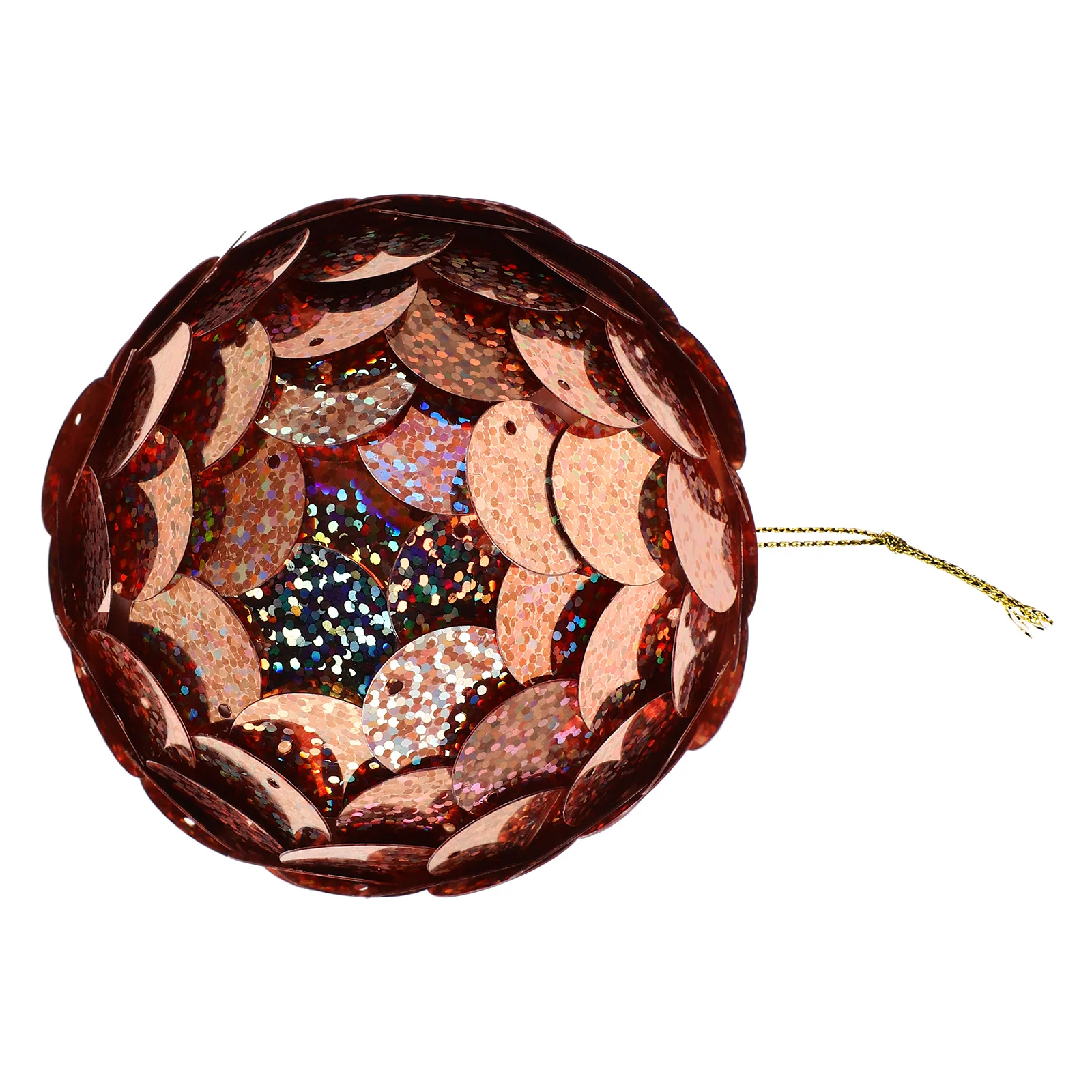 

1pcs Colorful Sequin Ball Ornament Shatterproof Christmas Tree Decor Holiday Party Supplies Fall Halloween Hanging Balls