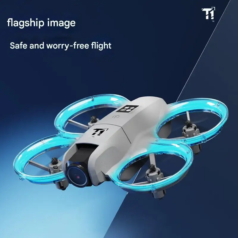 Nuevo Dron profesional T1 8K HD cámara gran angular WiFi FPV altura sujetar plegable RC Drone Quadrotor helicóptero juguete regalos de vacaciones