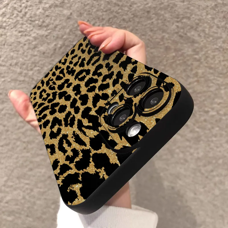 Leopard Print Phone Cases For Samsung Galaxy S21 S22 S23 Plus S26 S25 S24 Note 20 Ultra A54 A16 A56 A55 A36 A26 Soft TPU Cover - view 4