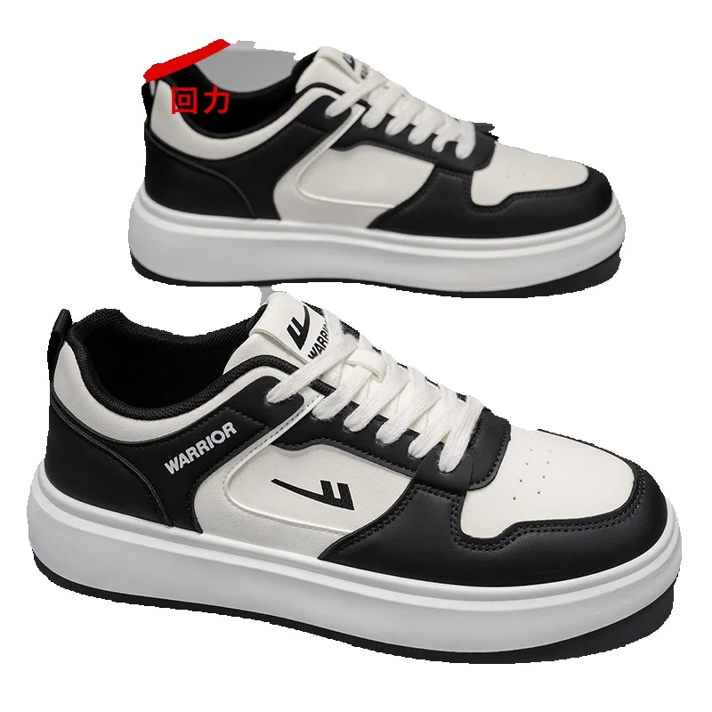 New Autumn Men's Casual Shoes, Black And White Panda Sneakers, Men's Sports Shoes_vogvips.com