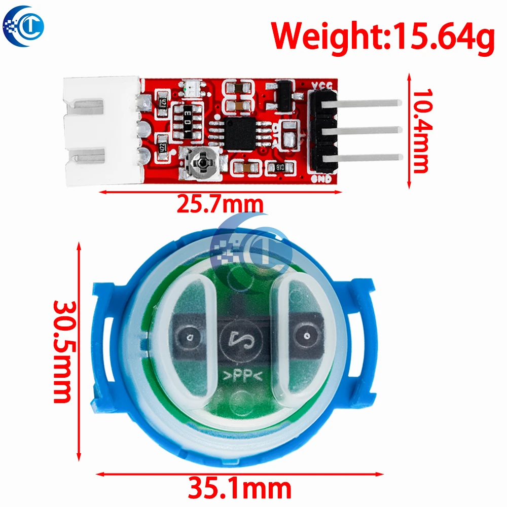 3.3-5V Turbidity Transducer Water Turbidity Module Mixed Water Detection Module Turbidity Sensor Module Liquid for Arduino