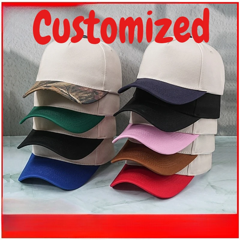 

Custom Logo Color Pure Cotton Five Plate Baseball Cap Light Plate Truck Driver Hat Men Cap