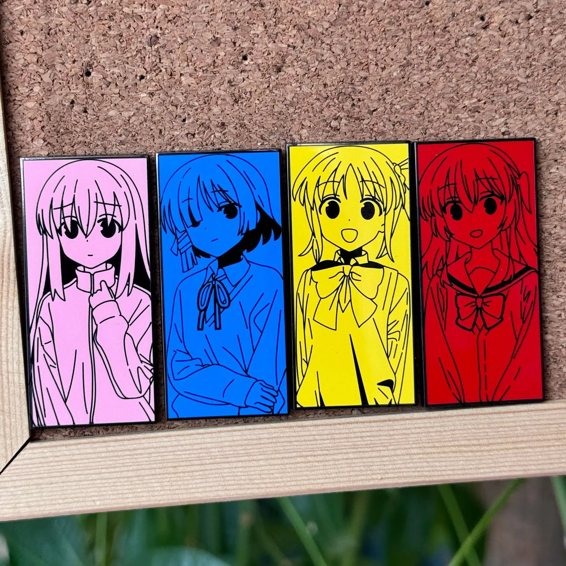 BOCCHI THE ROCK! Enamel Badges Hitori Ryo Ikuyo Nijika Brooches Anime Pins Pendant for Backpack Clothing Lapel Cosplay Toy Decor