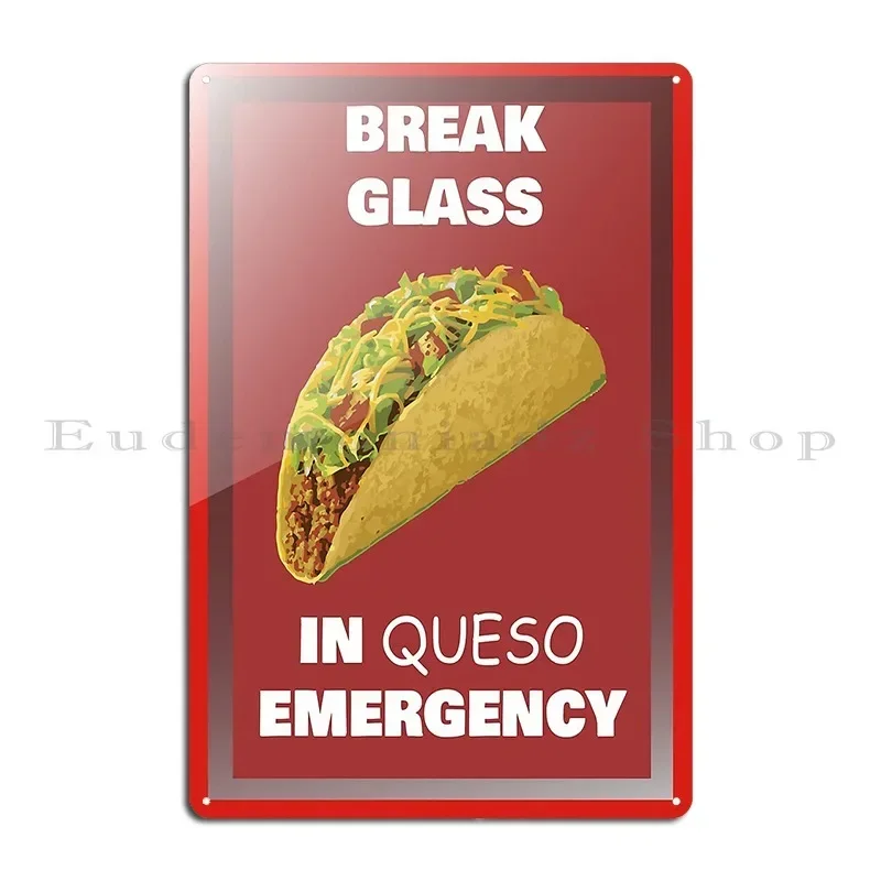 

Металлическая табличка-постер Queso Emergency для дома, стены, бара, пещеры, в стиле ржавой жестяной вывески