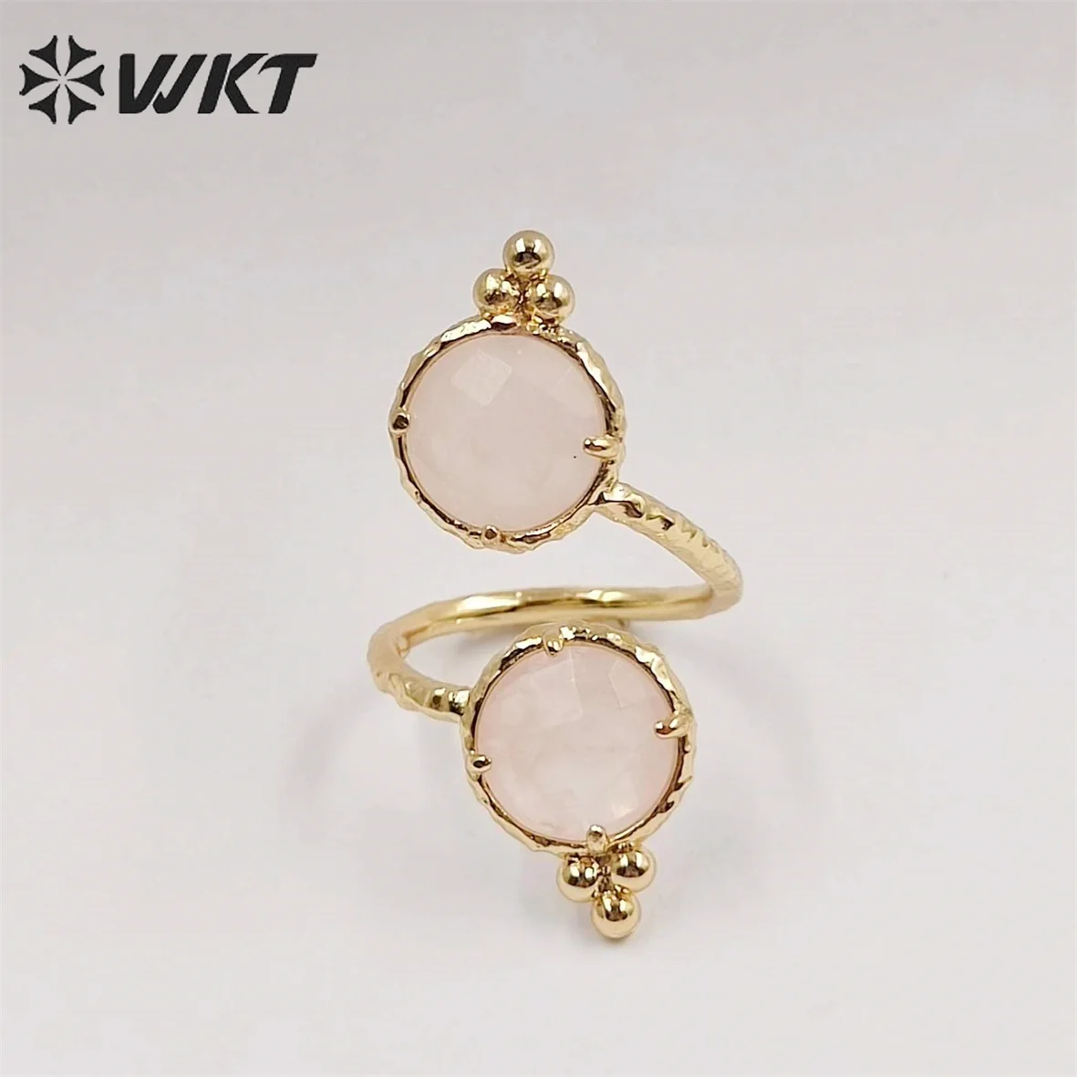 WT-R465  WKT 2023 Retro Ring Natural Gemstone Exquisite Birthday Party Women Trend Jewelry Design Hot Sale