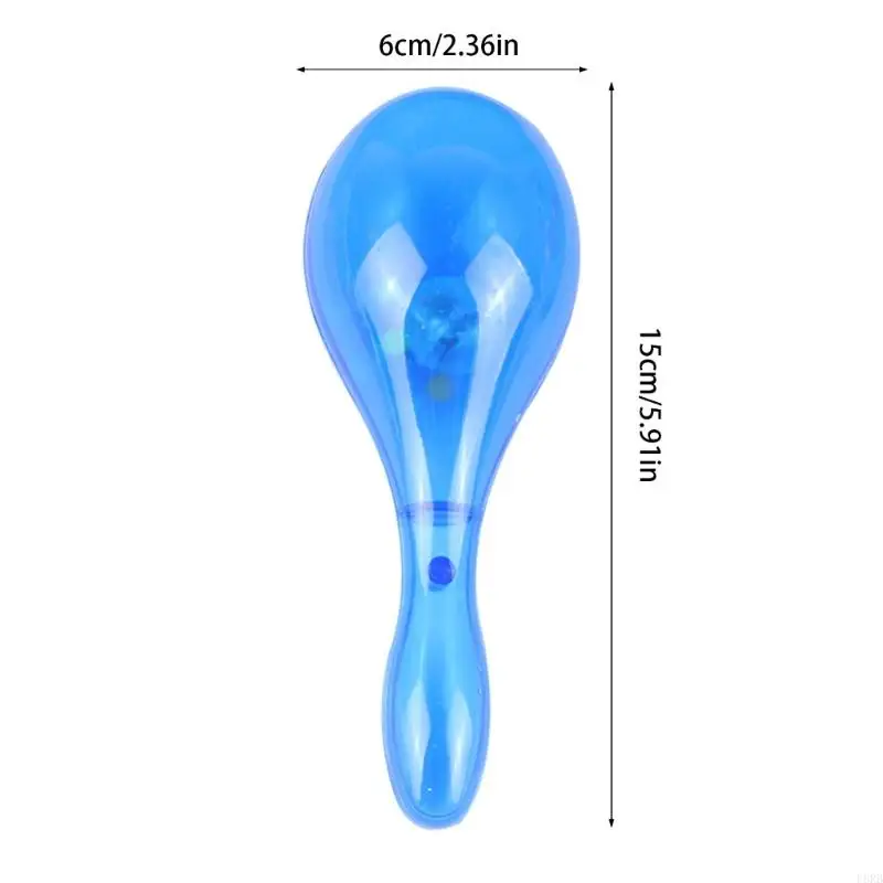 10 pezzi illuminazione interattiva maracas per pista da ballo con 6 modalità lampeggianti e design sicuro per bambini L8RB
