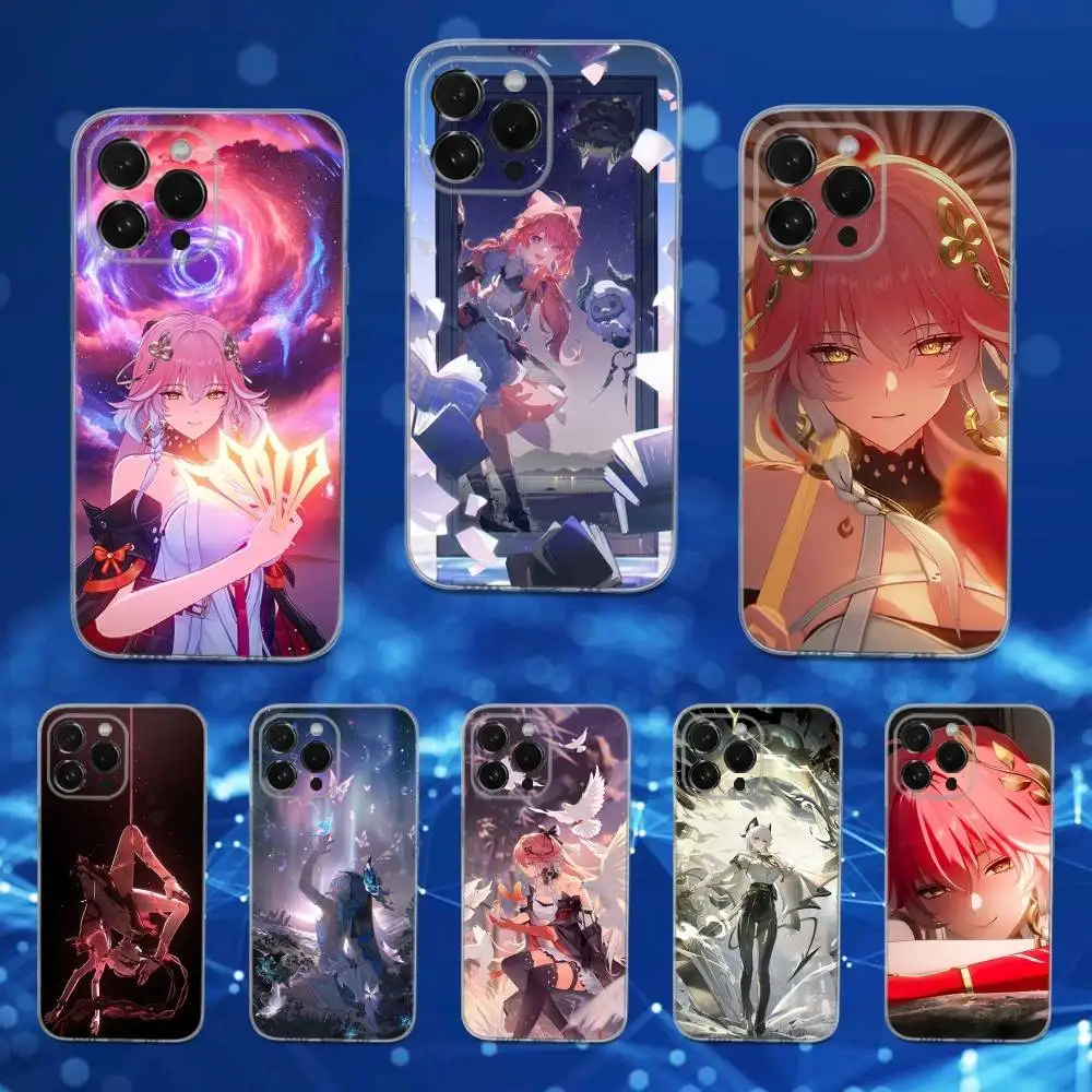 

Game W-Wuthering Waves Case For iPhone 16,15,17,14,13,12,11 Pro,Max,Plus,X,XS,XR,SE,Mini Transparent Soft Cover