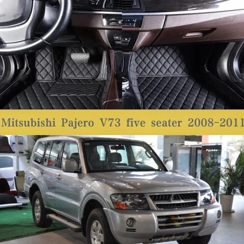 

Автомобильные накладки на ножки для Mitsubishi Pajero V73, защитный коврик, автомобильные напольные коврики, Автомобильный Ковер, чехол, аксессуары для автомобильного интерьера