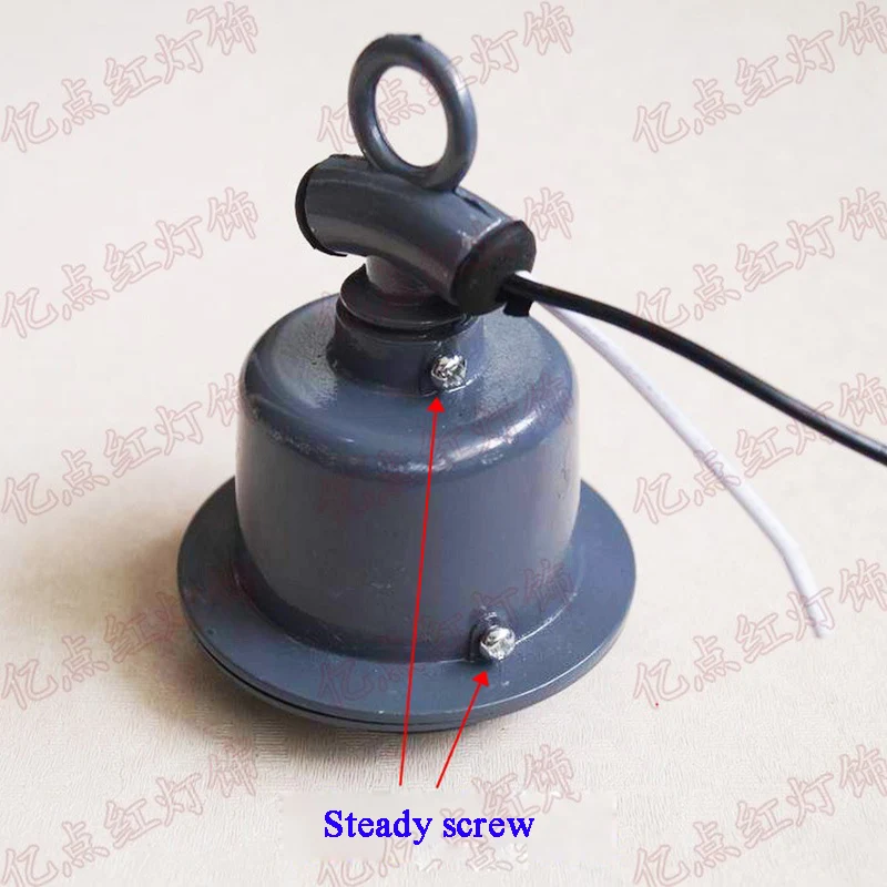 Thicken Mining Cap Lamp Holder Outdoor Waterproof E27 Screw Light Holder E40 Die Casting Ceramic Lamp Holder with Lampshade